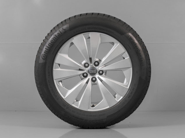 AUDI Q8, 4M8601025, 265/55 R19, ROZTEČ 5x112, ORIGINÁLNÍ ZIMNÍ ALU SADA