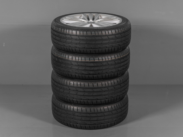 ŠKODA SCALA, 657601025F, 654071498M 8Z8, 205/45 R18, ROZTEČ 5x100, ORIGINÁLNÍ LETNÍ SADA ALU KOLA SIRIUS